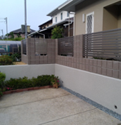 生駒市 S様邸　外構工事（門・フェンス・ガレージ）①