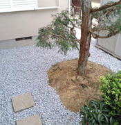 生駒市S様邸外構工事②（犬走り路地）