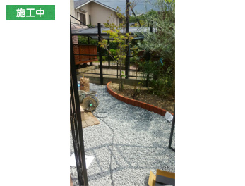 京都市H様邸テラス工事