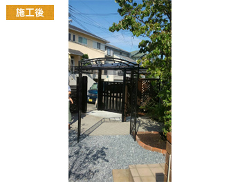 京都市H様邸テラス工事