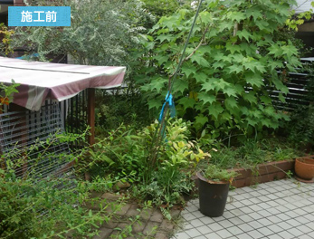 京都市H様邸テラス工事