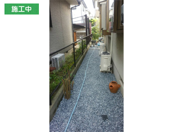 京都市H様邸テラス工事